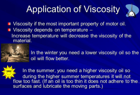 Applications of viscosity