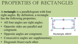 Properties of Rectangle