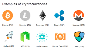 Examples of Cryptocurrencies