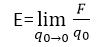 electric field intensity formula