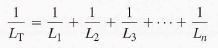 formula of parallel inductance