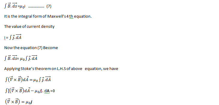 maxwells fourth equation