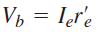 first equation of base voltage