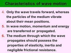 properties of wave motion